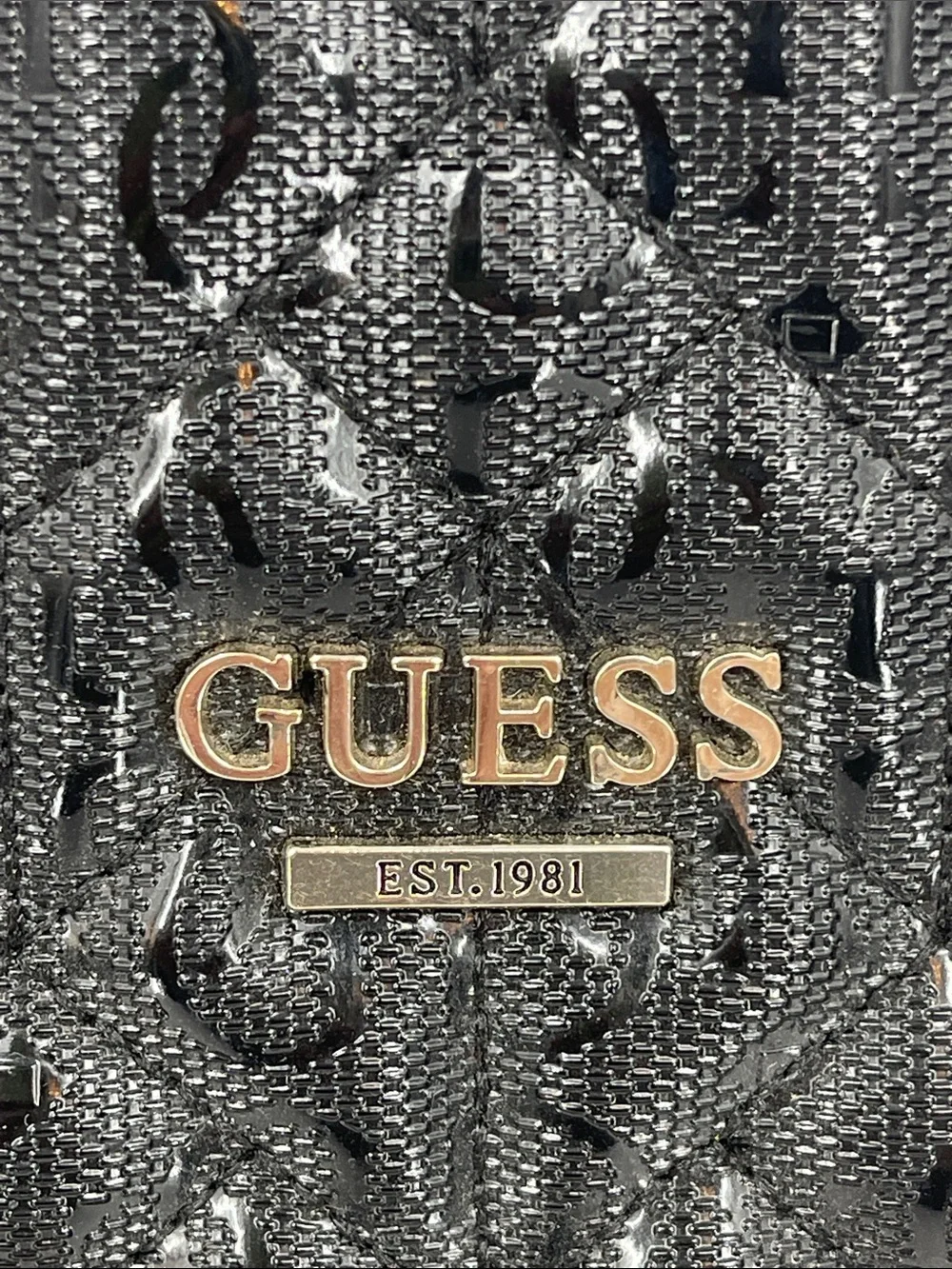 Guess structured satchel